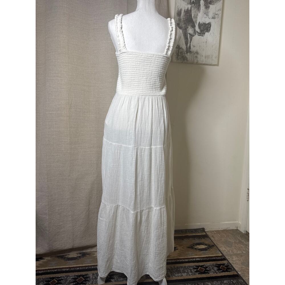Marine Layer Women’s 100% Cotton Long Dress- L- prairie romantic cottage coastal - Picture 2 of 6